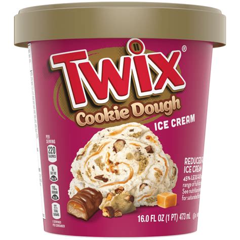 TWIX Cookie Dough Ice Cream Pint 16oz | TWIX