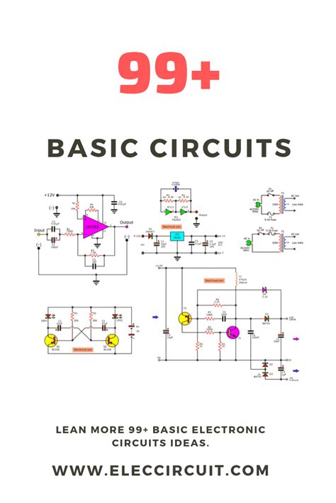 99+ Basic Electronic Circuits for you | ElecCircuit | Learn More