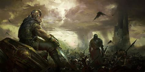 ArtStation - Vikings after battle