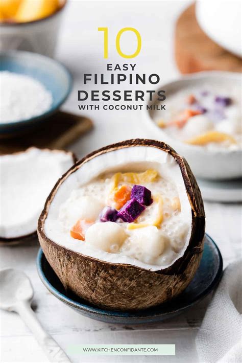 10 Easy Filipino Desserts with Coconut Milk | Kitchen Confidante ...