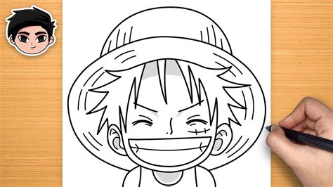 Easy Anime Drawing | How to Draw Luffy (Kid) from One Piece Step-by ...