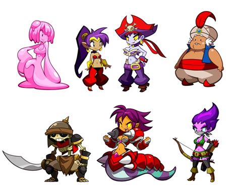 Shantae: Half-Genie Hero Character Art