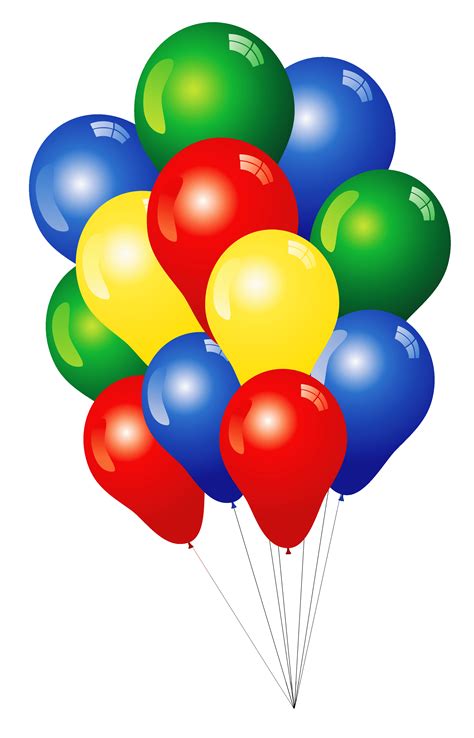 Balloon Clip, Airy Shape, Festive Element PNG Image