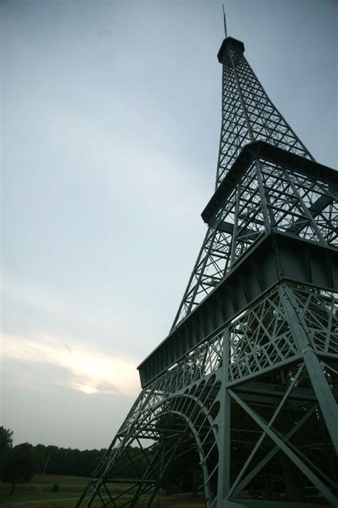 The Eiffel Tower in Paris, Tennessee. Located in Eiffel Tower Park ...