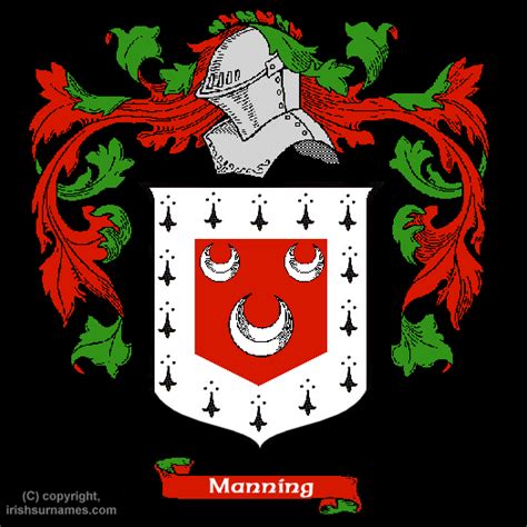 Manning Coat of Arms, Family Crest - Free Image to View - Manning Name ...