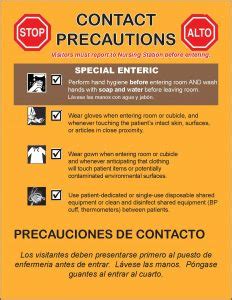 Neutropenic Precautions Door Sign