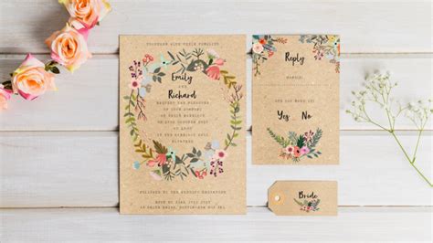 Shop the best floral wedding invitations - Reviewed