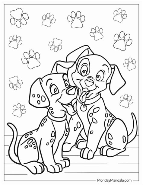 Free 101 Dalmatian Coloring Pages