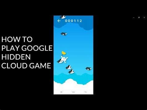 How to Play Google App Hidden Game - Floating Cloud -Offline Easter Egg ...