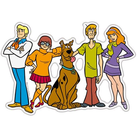 Buy Fan Emblems Scooby Doo Gang Character Automotive Decal, Domed ...