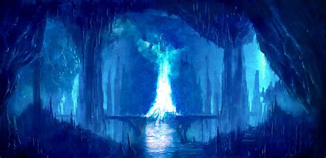 Digital art by Doug Warr and Aaron Mason | Ice cave, Concept art, Zen ...