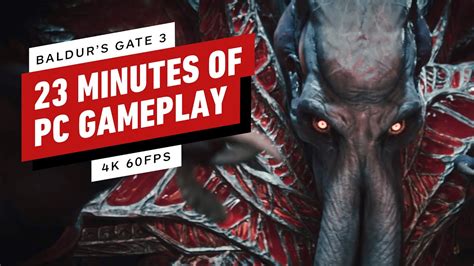 Baldur's Gate 3: The First 23 Minutes of PC Gameplay (Max Settings - 4K ...