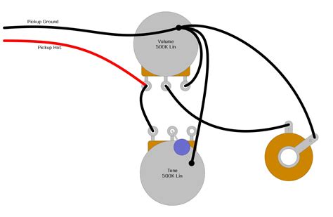 Guitar Wiring Diagrams 1 Pickup