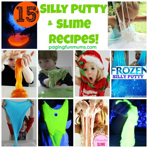 15+ Silly Putty & Slime Recipes