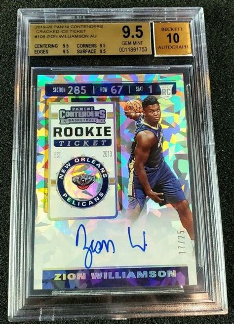 ZION WILLIAMSON’S TOP 10 ROOKIE CARDS | Cards, Sports cards collection ...