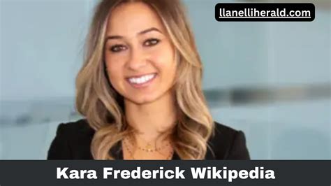 Kara Frederick Wikipedia, Husband, Married, Age, Net Worth