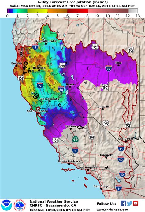 NOAA: Atmospheric River Will Impact California With Big Rain & Snow ...