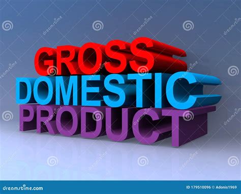 GDP, Gross Domestic Product. Concept With Keywords, Letters And Icons ...