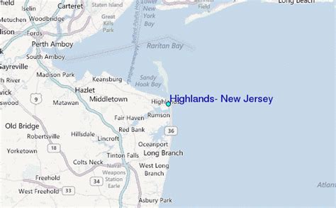 Highlands, New Jersey Tide Station Location Guide