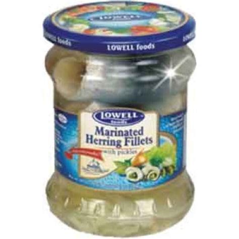 Rollmops Herring Fillets with Pickles (Lowell), 13.5 oz Jar – Parthenon ...