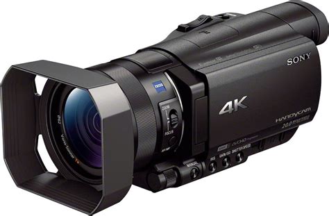 Best Buy: Sony AX100 4K HD Flash Memory Premium Camcorder Black FDRAX100/B