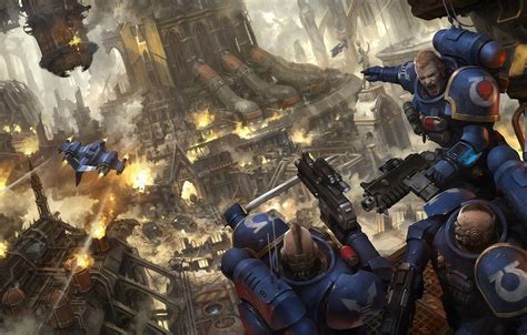 Warhammer 40k Ultramarines Wallpaper