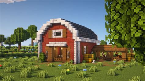 How to build a barn in Minecraft