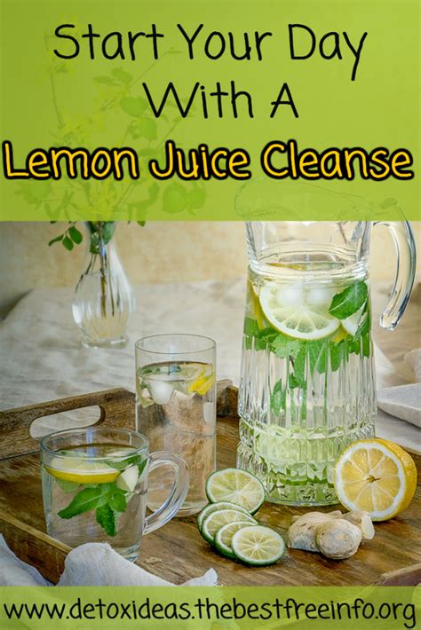 What Is A Lemon Juice Cleanse? | All Natural Body Detox Cleansing