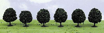 N Scale - Model Power - 1412 - Scenery, Trees, Deciduous - Scener...