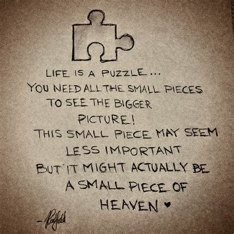 Life is a puzzle | Puzzle quotes, Puzzle pieces quotes, Puzzle crafts