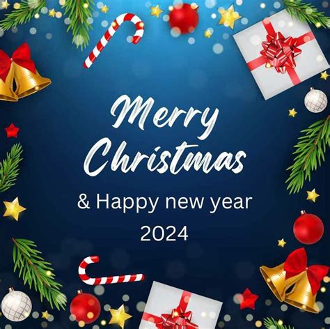 Merry Christmas & Happy New Year 2024! 🎄🥂 Festive Wishes Galore | Merry ...