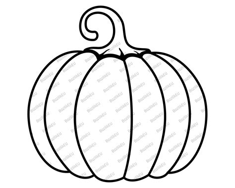 pumpkin clip art outline - Temple Nesbitt