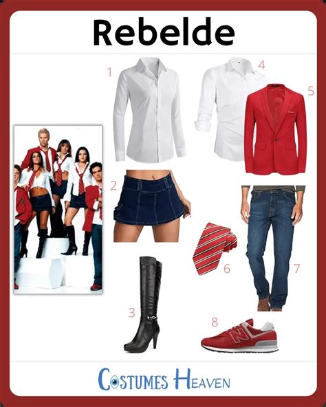 Rebelde Costume For Cosplay & Halloween 2024