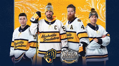 Nashville Predators unveil Winter Classic jerseys to widely-mixed ...