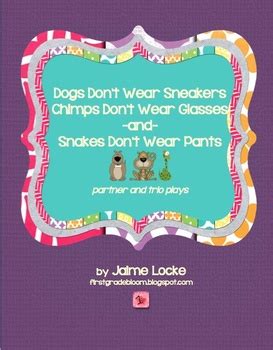 Readers' Theater: Dogs Don't Wear Sneakers partner & trio plays | TPT