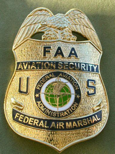 Federal Air Marshal | Air marshal, Police badge, Fire badge