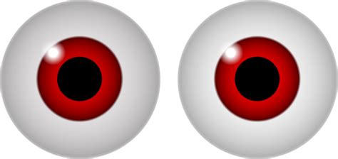 Red eye Googly eyes Color Clip art - eye clip art png download - 900* ...