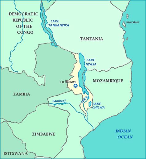 Map of Malawi