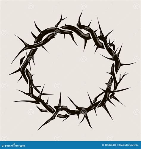 Crown Of Thorns Vector Illustration | CartoonDealer.com #3979213