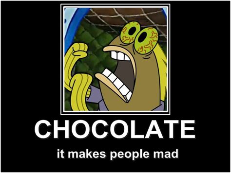 the chocolate guy from Spongebob | Spongebob, Funny, Humor