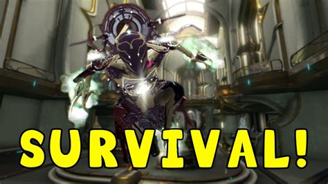 WARFRAME Gameplay PS4 | Trinity Prime Blessing Build vs Void Survival ...