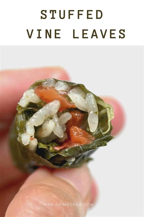 Best Stuffed Grape Leaves (Dolmas) - Alphafoodie