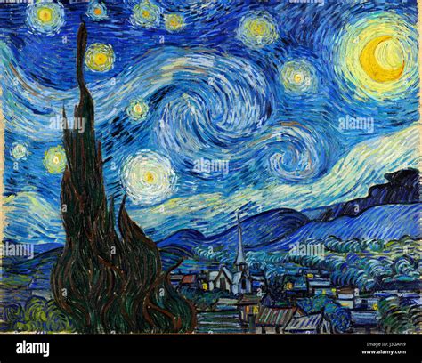 Starry, Starry Night by Vincent Van Gogh Stock Photo - Alamy