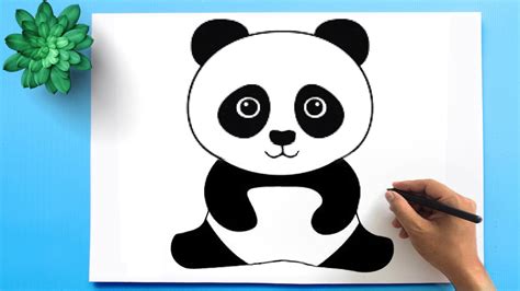 Painting Drawing Easy Panda - Go Images Street