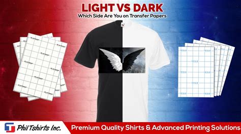 T Shirt Printing using Light and Dark Transfer Paper