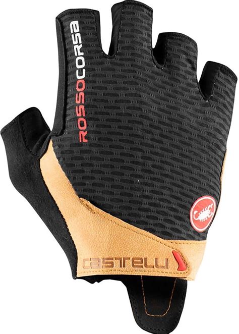 Castelli Rosso Corsa Pro V Mitts / Short Finger Cycling Gloves | Tredz ...