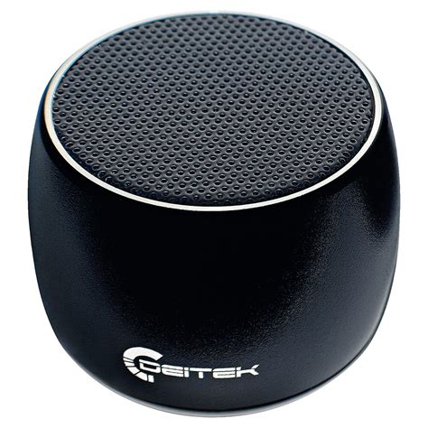 DEITek Black, Anodized Aluminum TWS Mini Speaker, Portable Bluetooth ...