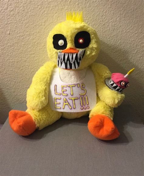 Five Nights At Freddy's 4 Nightmare Chica plush | Etsy