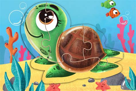 CHILDREN'S PUZZLES WITH OCEAN ANIMALS on Behance