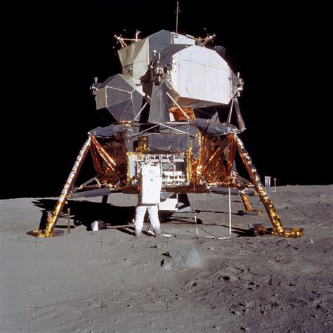 View Apollo 11 Lunar Module As It Rested on Lunar Surface - Moon: NASA ...